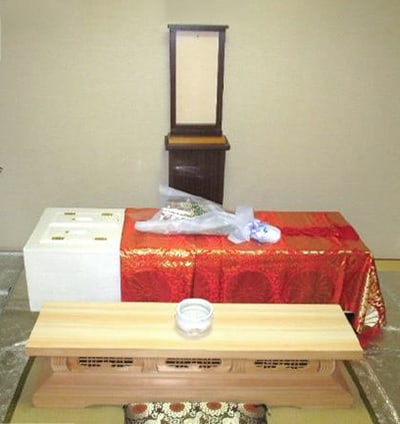火葬プラン 祭壇例